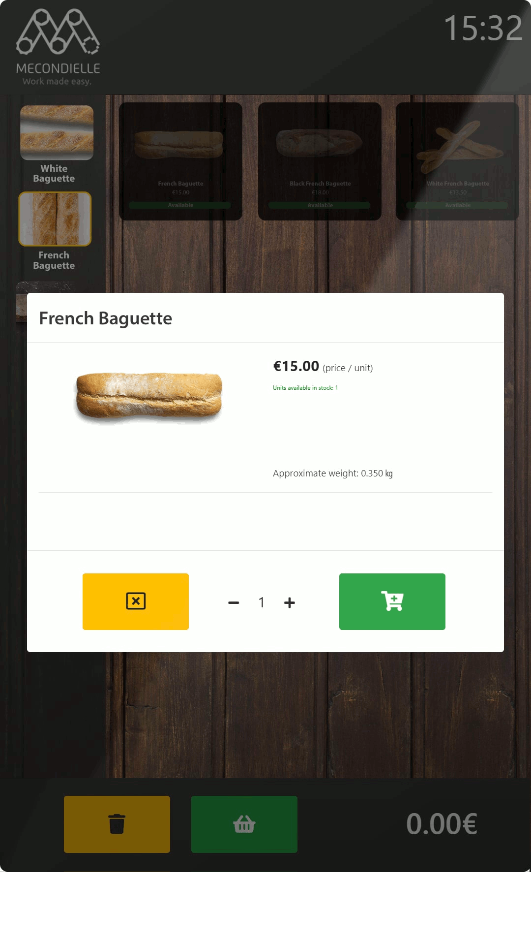 Baguete - Details